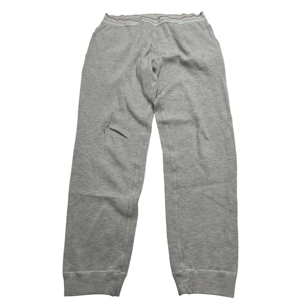 Alexander Wang Waffle Jogger Pant in Grey
